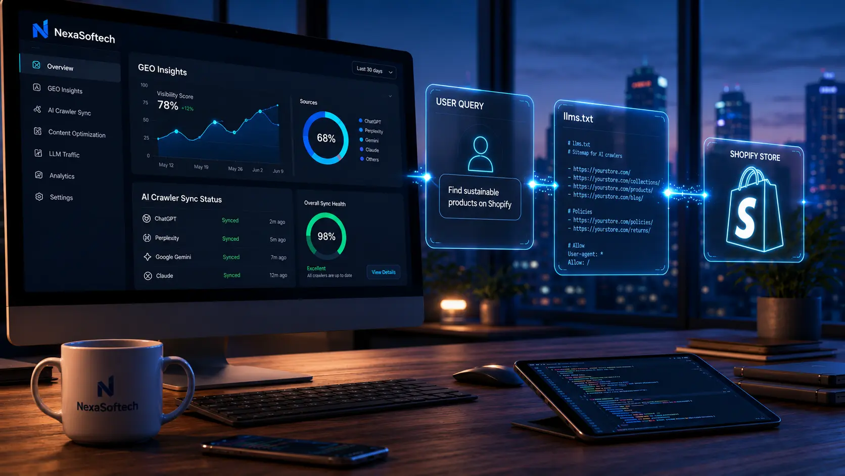 Shopify AI SEO guide for getting cited on ChatGPT and Gemini
