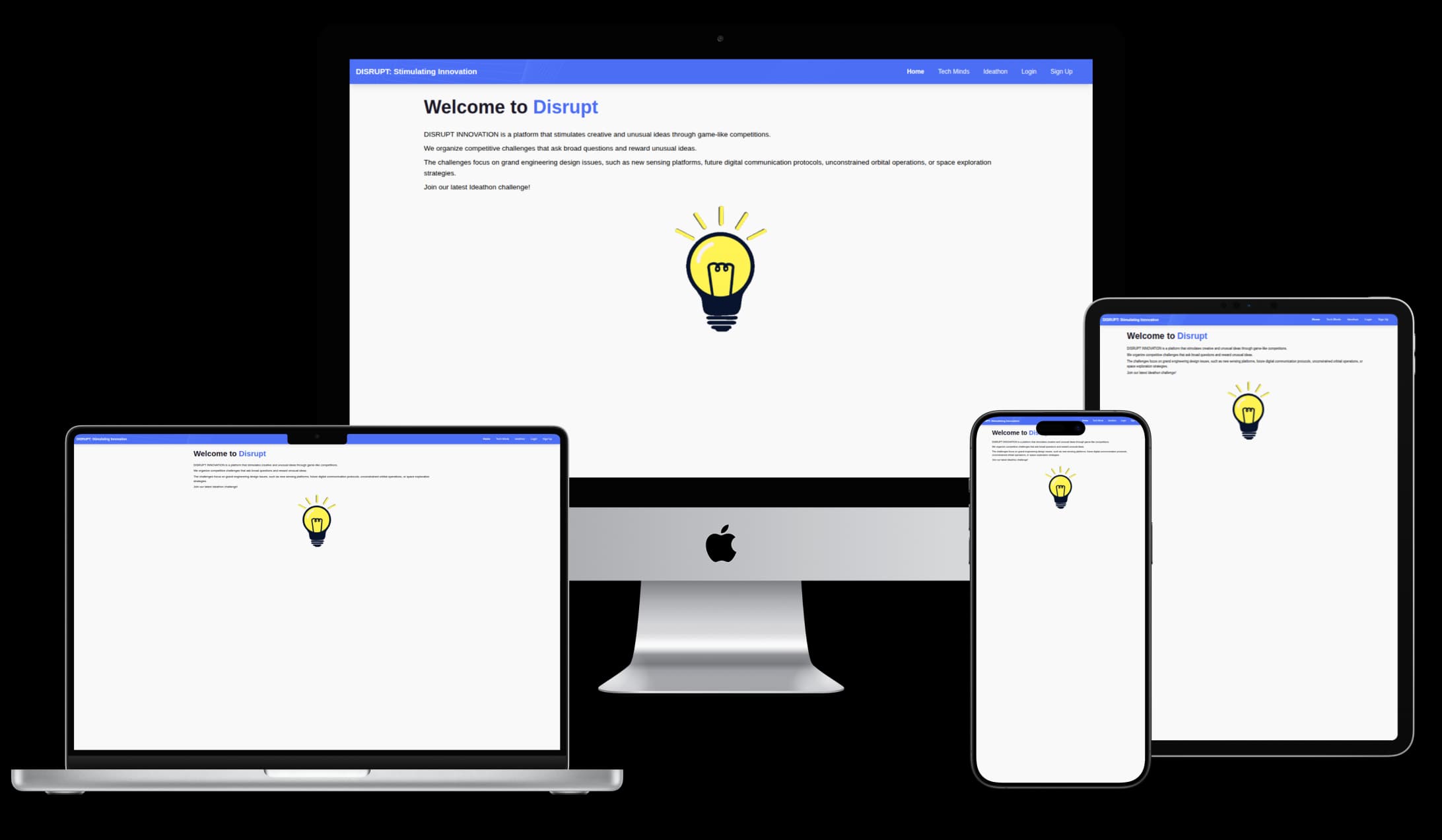 The Disrupt innovation challenge platform