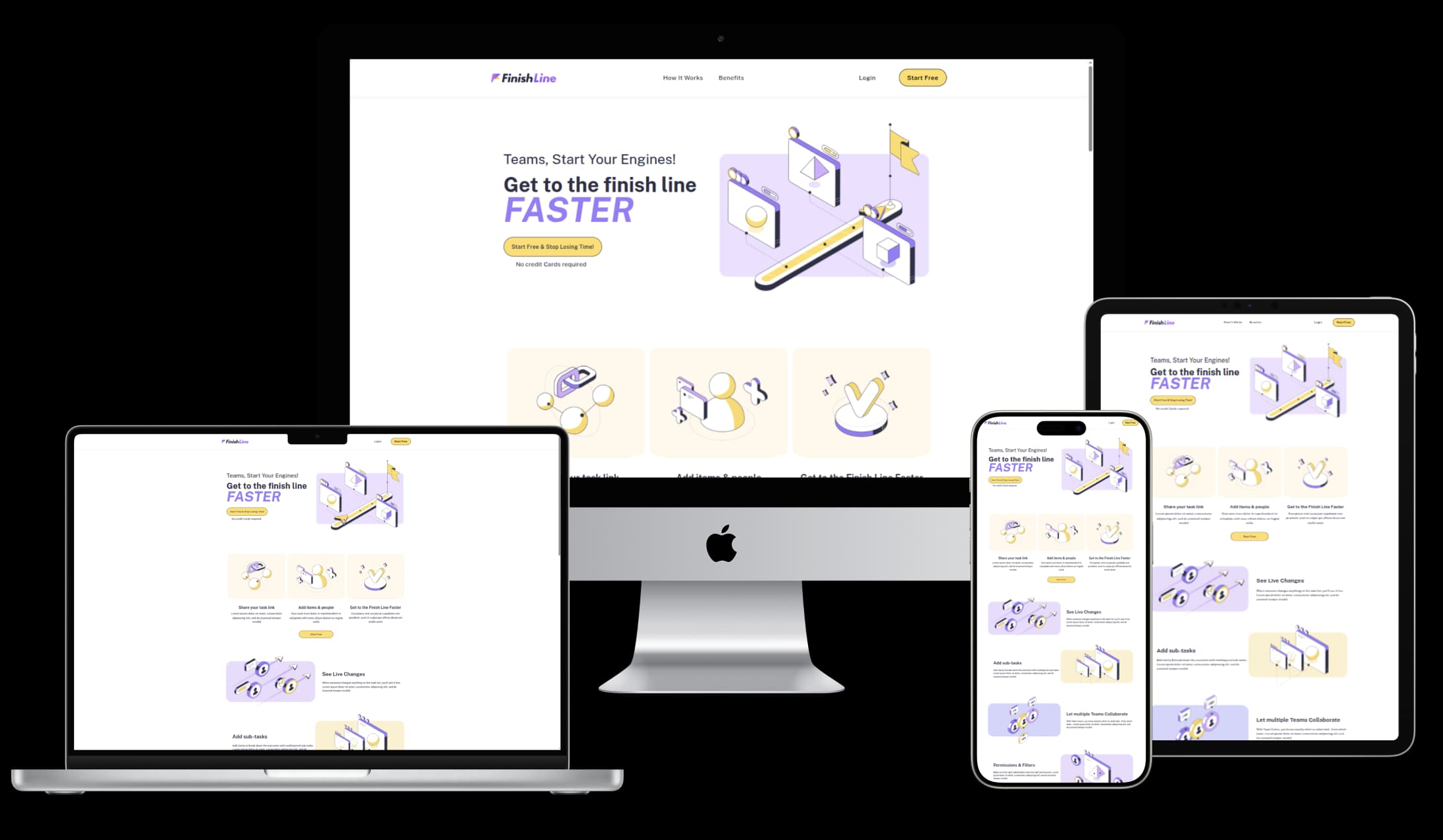 The FinishLine project workspace